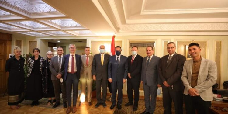 وفد جامعة ليون (جون مولان 3) الفرنسية فى ضيافة وزارة التعليم العالي.