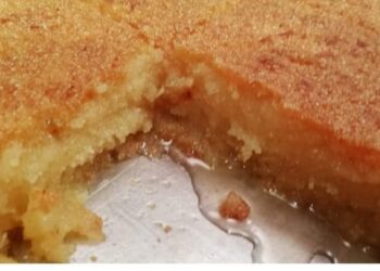 بسبوسة بالسيرب البارد .