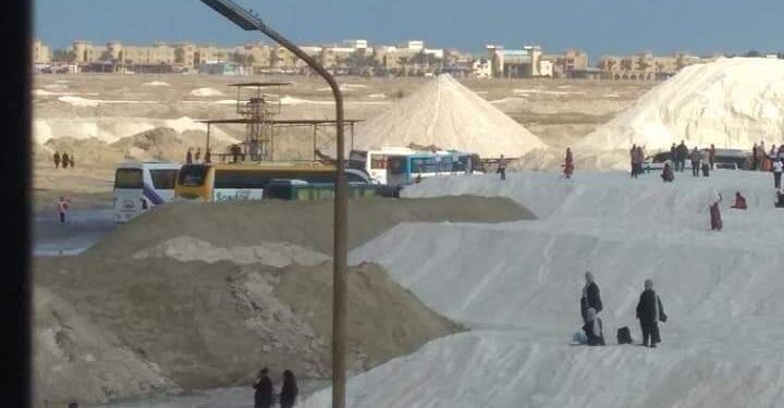 ملاحات بورفؤاد تستقبل رحلات من ابناء المحافظات المجاورة