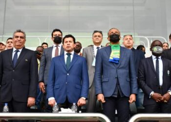 “صبحي” في مبارة المنتخب أمام الجابون باستاد برج العرب بالإسكندرية