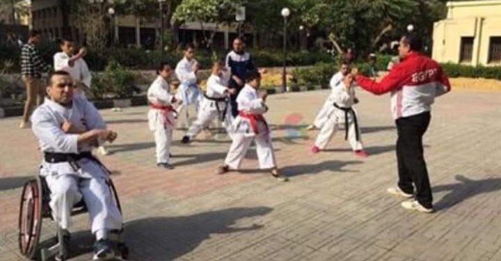 منتخب مصر لاصحاب الهمم للكاراتيه الأول في بطولة العالم بدبي