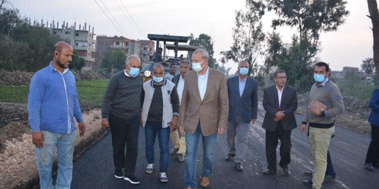 جولة تفقدية لمحافظ القليوبية بمدينتي بنها وطوخ لمتابعة عدد من المشروعات.