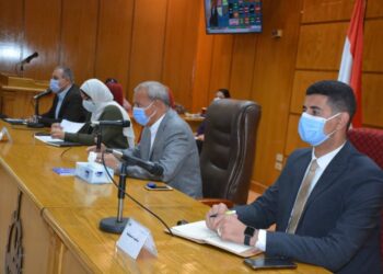 محافظ القليوبية يناقش معدلات الأداء ونسب تنفيذ مشروعات المبادرة الرئاسية لتطوير الريف المصري.