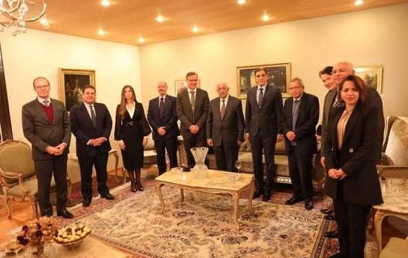 استقبال السفير المصري