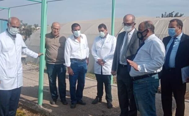 جولة تفقدية لنواب رئيس جامعة عين شمس بكلية الزراعة