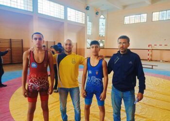 علي ابو محمد يحصد كافةً المركز  ببطولة  المحافظه للمدارس للمصارعه الرومانيه