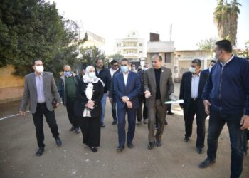 جولة صباحية لمحافظ الغربية بمركز طنطا.