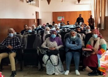 فاعليات ورشة عمل تمريض حلوان وتوضيح الإجراءات الصحية المتبعة عند الاشتباه بأعراض الكورونا.