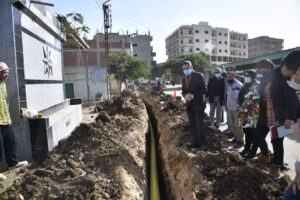 جولة صباحية واجتماع لمحافظ الغربية لمتابعة مشروعات حياة كريمة بزفتى.