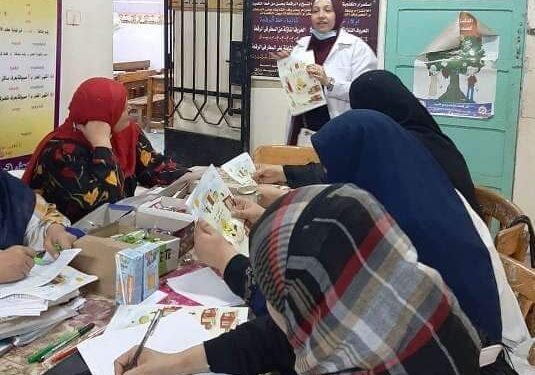 شركة مياه الشرب والصرف الصحي تُنفذ ندوة تثقيفية لطالبات مدرسة أبو كبير الفنية بنات .