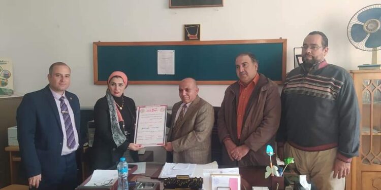 تحت رعايه الأمانة العامة لإتحاد شباب الريف بكلية الزراعة جامعة المنوفية