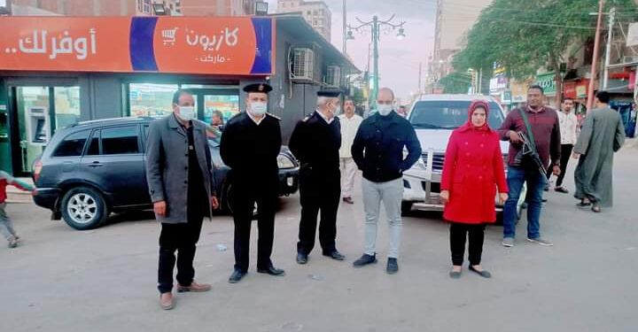 حملة اشغالات موسعة بابشواي لرفع حالات التعدي على الطريق العام