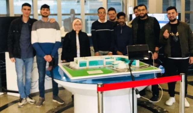 هندسة جامعة بدر تنظم زيارة علمية ميدانية إلى معهد بحوث الإلكترونيات.