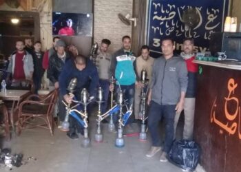 محافظ أسيوط : مصادرة 26 شيشة خلال حملة لمتابعة تطبيق الاجراءات الاحترازية بحي شرق