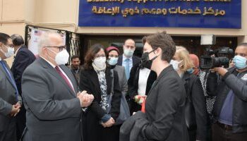 رئيس جامعة القاهرة يفتتح مركز خدمات ودعم ذوي الإعاقة بالتعاون مع مؤسسات المجتمع المدني