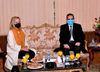 محافظ الغربية ورئيس الجامعة يبحثان مع الوكالة الدولية للتنمية بمصر جهود الدولة لدعم مراكز التدريب المهني. 