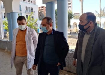 وكيل صحة الغربية يستقبل وفد وزارة الصحة لمتابعة تطوير مستشفيات الحميات بالمحافظة.