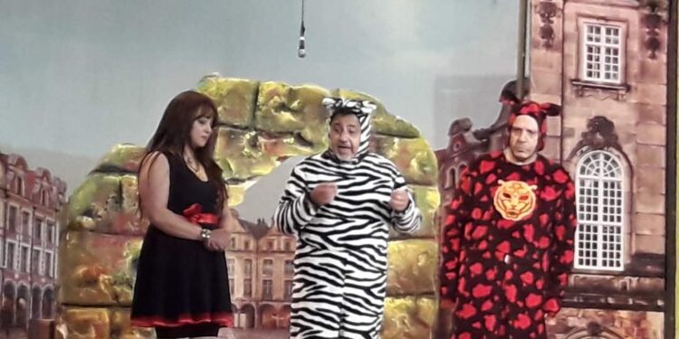 مسرحية القطط على مسرح فرع ثقافة بورسعيد.