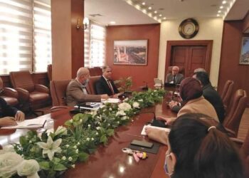 الغضبان : يناقش معدلات التنفيذ الحالية لعدد من المشروعات