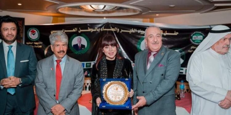 تكريم سيده الأعمال زوزو كهرمانة بمؤتمر الأكاديمية الوطنية للدراسات والتنمية .. (صور)