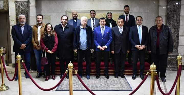 وزير الشباب يلتقى مجلس إدارة نادى الزمالك الجديد