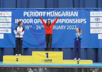 ذهبية لمصر تحرزها سلمي ايمن ببطولة المجر الدولية للخماسي الحديث