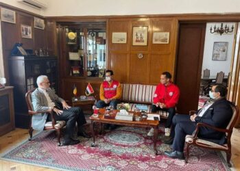 وصول الهلال الأحمر المصري