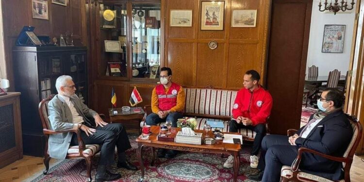 وصول الهلال الأحمر المصري