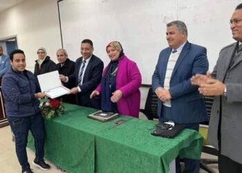 كلية الهندسة بجامعة بدر تكرم طلابها المتفوقين للعام الأكاديمى 2021-2022.