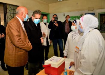 محافظ الغربية يشهد انطلاق حملة التطعيم ضد شلل الأطفال