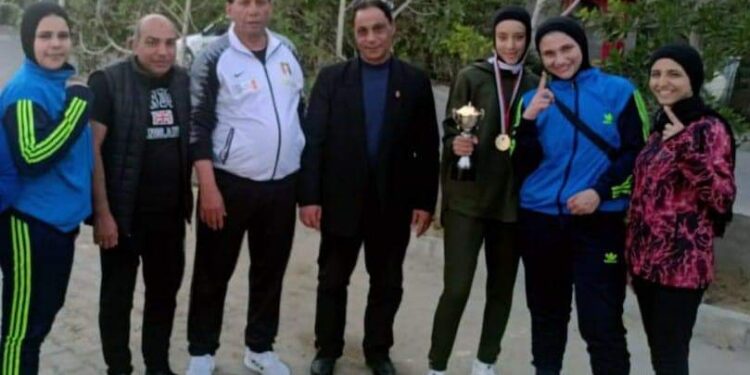 المركز الثاني لبطولة الجمهورية للبنات الشابات فى الملاكمة