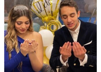 الفنان احمد عنان يحتفل بخطوبته من خارج الوسط الفني. 