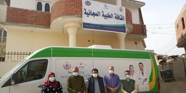 قافلة طبية مجانية بقرية بركة