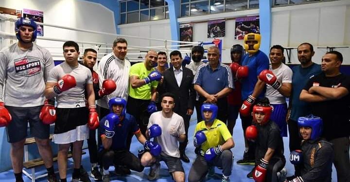 الدكتور عبدالعزيزغنيم يستقبل وزير الشباب والرياضة بالمركز الأولمبي