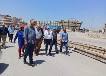 محافظ بورسعيد يتفقد أعمال