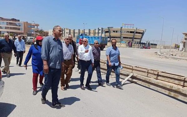محافظ بورسعيد يتفقد أعمال