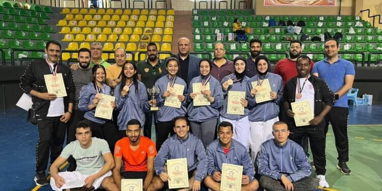 فرحة كبيرة لأبطال منطقة الجيزة للكاراتيه بعد فوزهم في كأس مصر