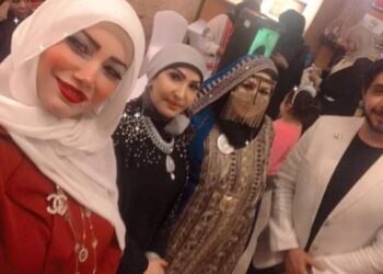 الشيخة إنتصار المحمد الصباح أفتحتت معرض الهامه بمقهى السالمية الشعبي