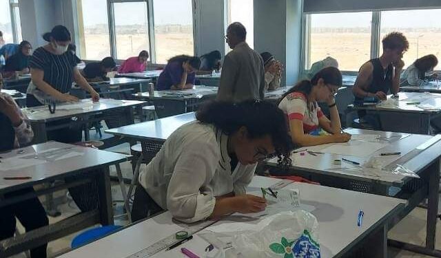 قيادات جامعة بدر فى القاهرة تتفقد امتحانات نهاية العام الأكاديمى