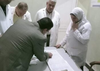 جولة تفقدية للدكتور مصطفي عبد المعطي للمركز الطبي ووحدة جنبواي بإدارة ايتاي البارود