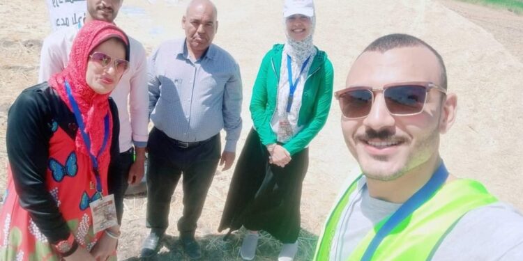لقاءات مباشره مع الشباب المتطوعين والمسؤول التنفيذي لحملة قمح بلادى بالفيوم