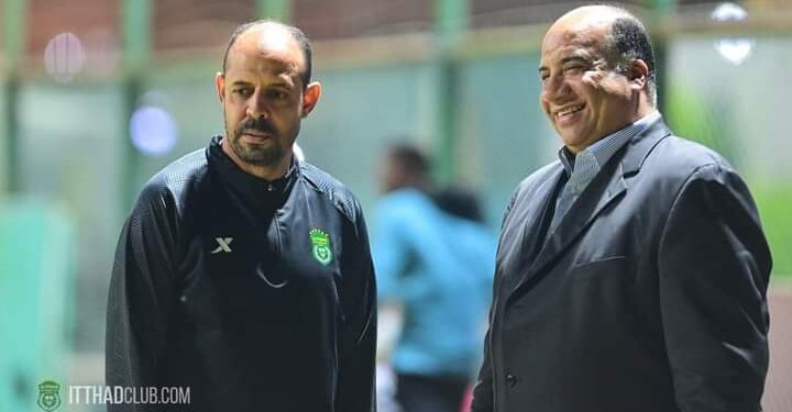 رئيس زعيم الثغر يؤازر الفريق استعدادآ للديربي .