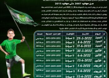 زعيم الثغر يعلن عن اختبارات ناشئين 2022