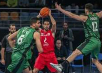 بعد فوزه في المباراة الثالثة : الأهلي يقترب من التتوبج بدوري السوبر لكرة السلة