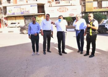 محافظ الغربية يتفقد مشاريع التطوير والرصف بطنطا