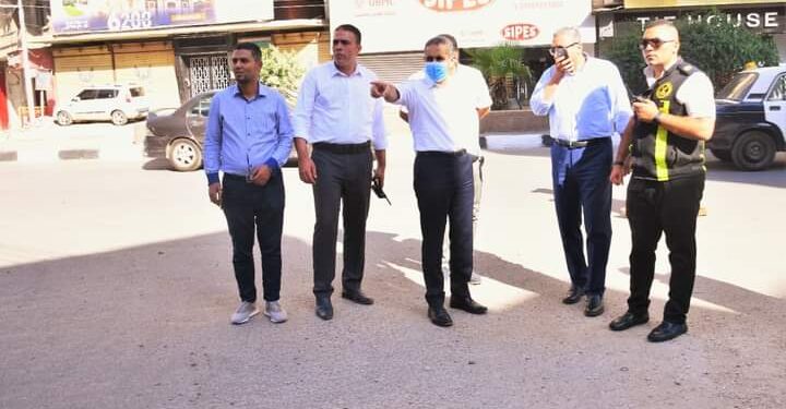 محافظ الغربية يتفقد مشاريع التطوير والرصف بطنطا