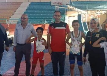 البطل أنس حسن المساوي من أبطال المشروع القومي للموهبة والبطل الأوليمبى