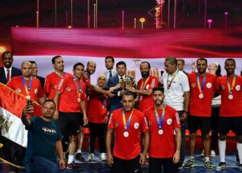 وزير الشباب يشهد نهائى المهرجان الرياضى للسفارات بالصالة المغطاة بمدينة ٦ أكتوبر