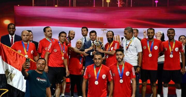 وزير الشباب يشهد نهائى المهرجان الرياضى للسفارات بالصالة المغطاة بمدينة ٦ أكتوبر