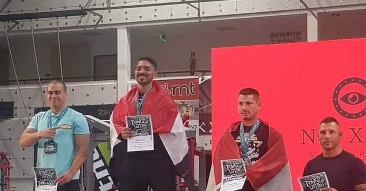 طالب بكلية التربية- جامعة الإسكندرية يحصل على بطولة العالم للقوة البدنية